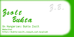 zsolt bukta business card